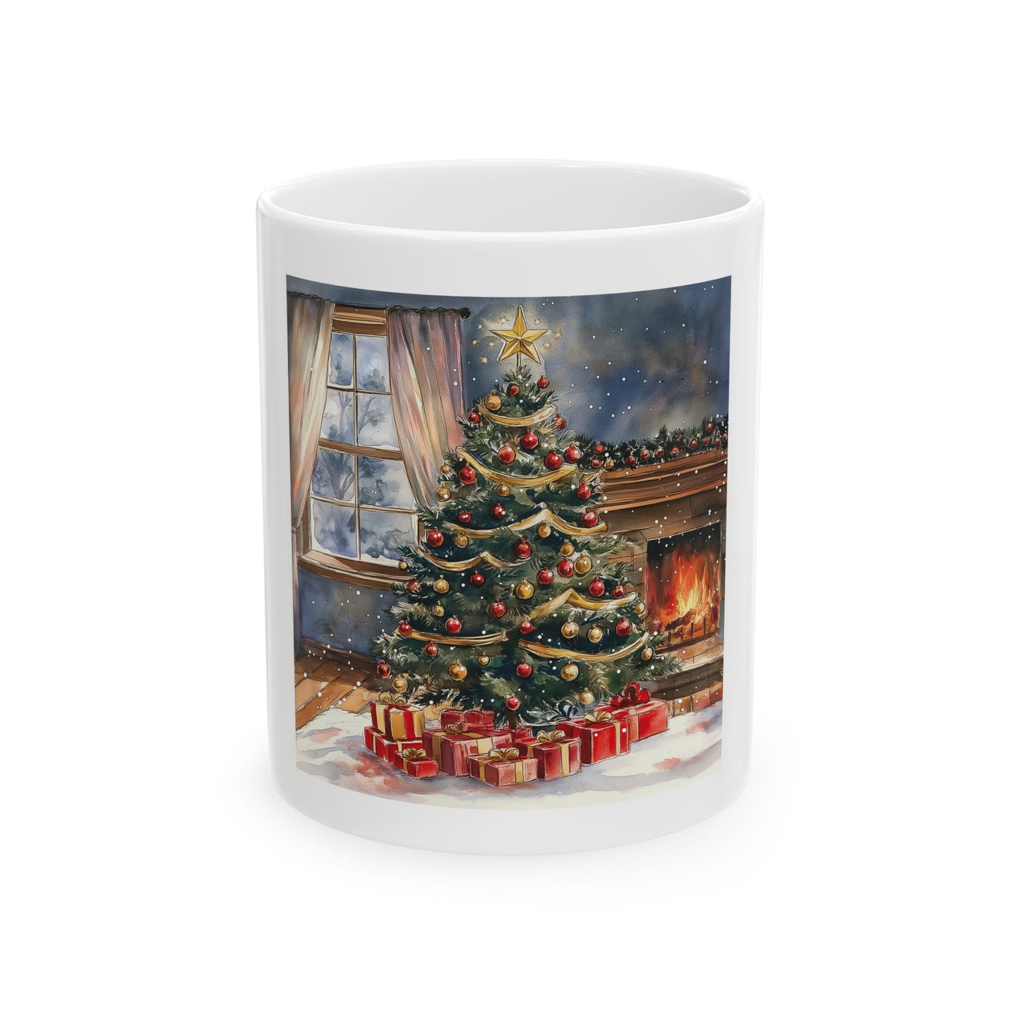 Christmas Tree Ceramic Mug - Perfect Gift Idea