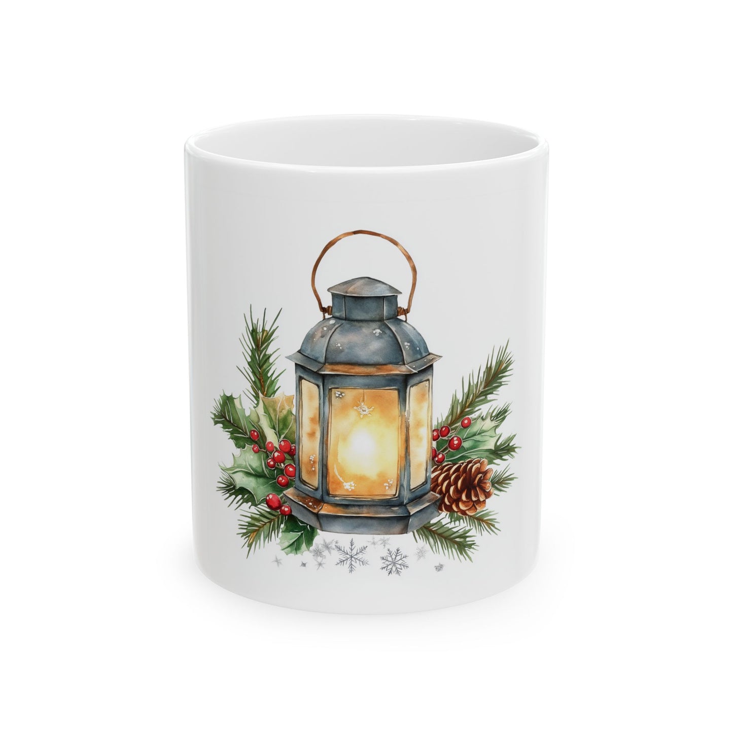 Festive Lantern Christmas Mug (11oz, 15oz)