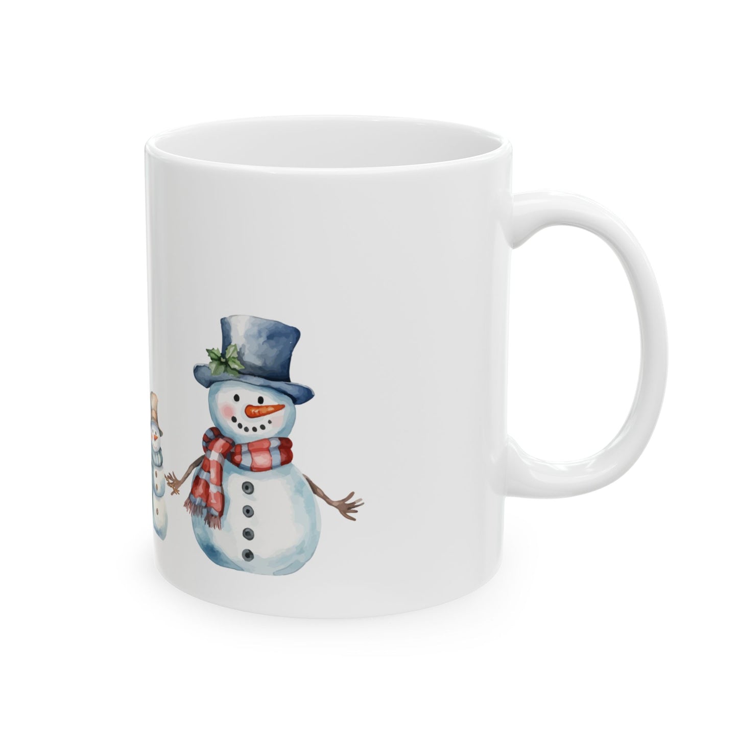 Snowman Family Ceramic Mug (11oz, 15oz)