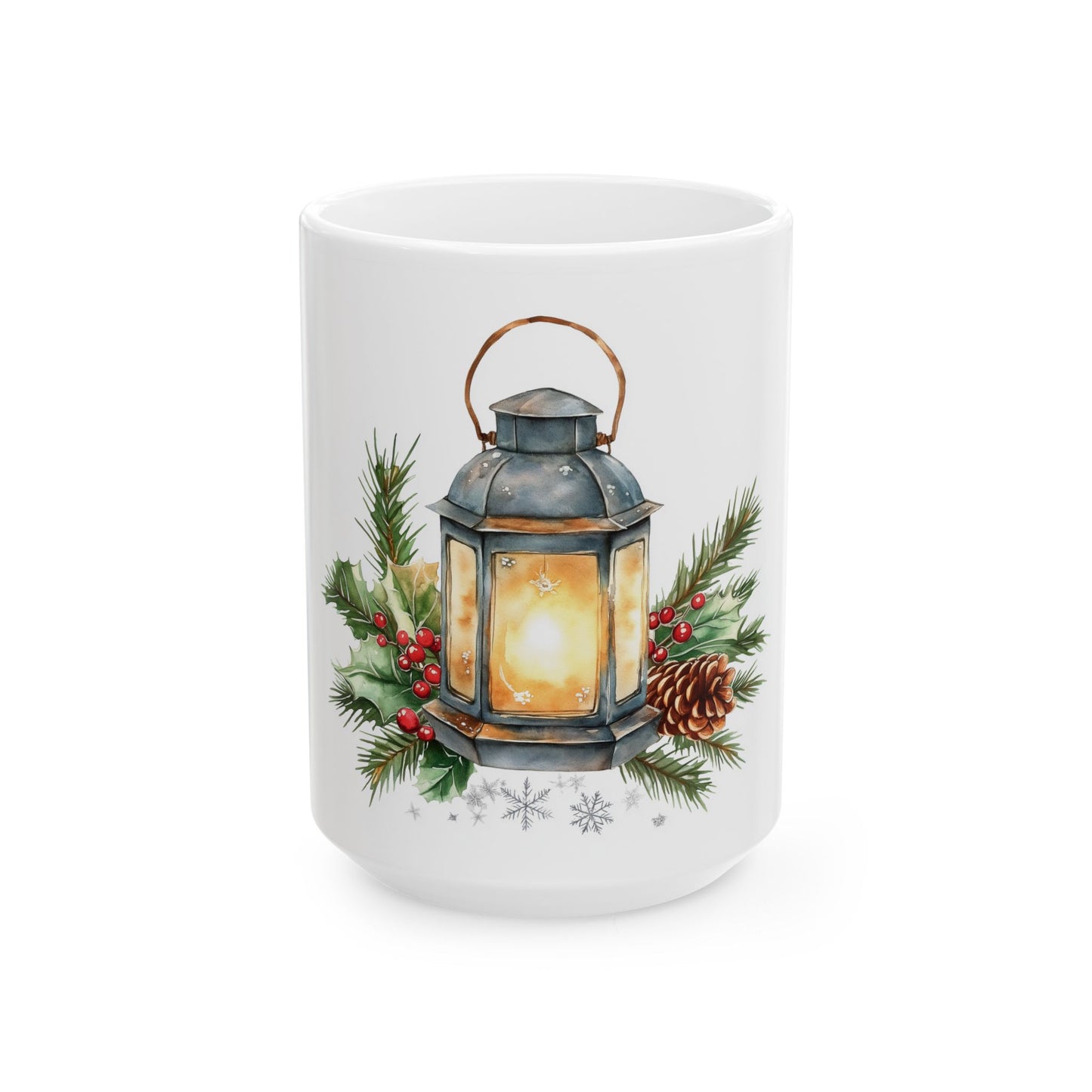 Festive Lantern Christmas Mug (11oz, 15oz)