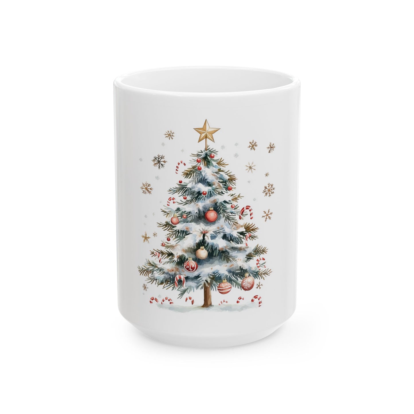 Christmas Tree Ceramic Mug (11oz, 15oz)